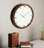 Eclipta Gold Wall Clock
