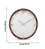 Eclipta Gold Wall Clock