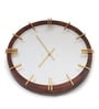 Eclipta Gold Wall Clock