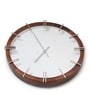 Eclipta Silver Wall Clock