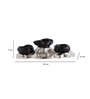Eclora T-Light Holder In Black