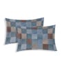 Green Checkerboard 180 TC Cotton King Sized Bedsheet With 2 Pillow Covers