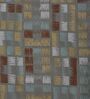 Brown Geometric 180 TC Cotton King Sized Bedsheet With 2 Pillow Covers