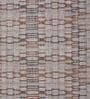 Beige Vertical 180 TC Cotton King Sized Bedsheet With 2 Pillow Covers