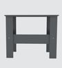 ECO Corner rounded Top, One Middle Tier Shelve in Slate Grey Finish
