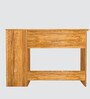ECO Corner rounded Top with 3 Tier Side Storage in Plateau Apple Finish
