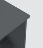 ECO Corner rounded Top with 3 Tier Side Storage in Slate Grey Finish