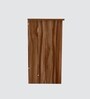 ECO Corner rounded Top with One Tier Open Shelve in Asian Walnut anti finger impression Finish