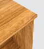 ECO Corner rounded Top with One Tier Open Shelve in Plateau Apple anti finger impression Finish