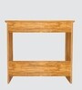 ECO Corner rounded Top with One Tier Open Shelve in Plateau Apple anti finger impression Finish