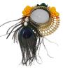 Beautiful Peacock Feather with Flowers Handcrafted Decorative Tea Light Candle Holder
