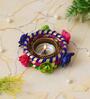Multicolour Rose Flowers Handcrafted Decorative Tea Light Candle Holder
