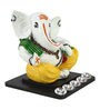 eCraftIndia Decorative Lord Ganesha Showpiece for Car Dashboard, Home Temple and Office Desks