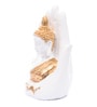 eCraftIndia Decorative Palm Buddha Figurine Showpiece