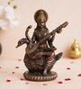 Goddess Saraswati Bronze Polyresin Idol