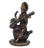 Goddess Saraswati Bronze Polyresin Idol