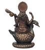 Goddess Saraswati Bronze Polyresin Idol