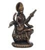 Goddess Saraswati Bronze Polyresin Idol