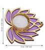 Golden and Purple Beautiful Lotus (Set of 2) Tea Light Holders