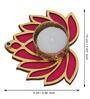 Golden and Red Beautiful Lotus (Set of 4) Tea Light Holders