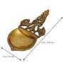 Golden Ethnic Design Brass Diya With Handle