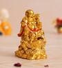 Laughing Buddha Golden Polyresin Idol