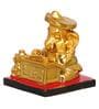 Lord Ganesha Golden Polyresin Idol