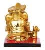 Lord Ganesha Golden Polyresin Idol
