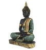 Ecraftindia Green Meditating Buddha Decorative Showpiece