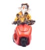 Ecraftindia Hindu Lord Ganesha In Scooter Statue Idol Figurine Home Decor