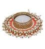 Pink Bead and Pearl Handcrafted Beautiful Designer Tea Light Candle Holder