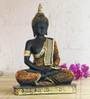 eCraftIndia Purple Meditating Buddha Decorative Showpiece