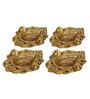 Golden Handcrafted Traditional (Set of 4) Decorative Brass Diyas
