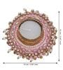 Round Shaped Diamond Beads and Pearls (Set of 7) Decorative Tea Light Holders