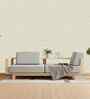 Ecru White Design Subtle Elegance Modern Style Wallpaper