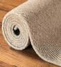 Ecru Wool & Jute Abstract 12' x 9' Hand Woven Carpet