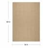 Ecru Wool & Jute Abstract 5' x 3' Hand Woven Carpet