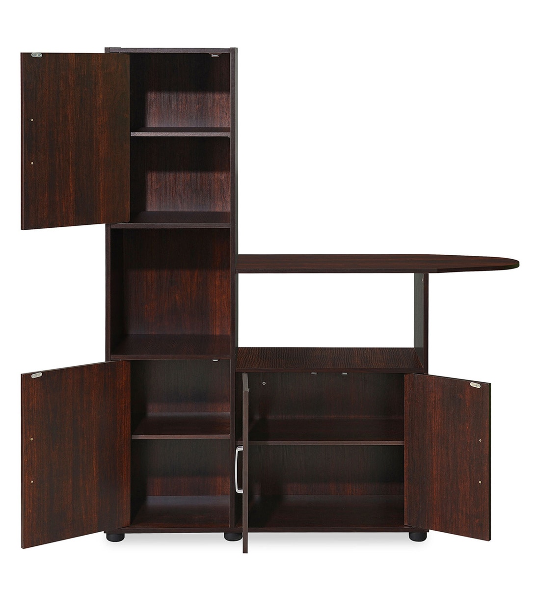 Buy Edgar Storage in Walnut Finish By Nilkamal Online Modern
