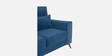 Eden Fabric 3 seater Sofa In Sapphire Blue Colour