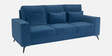 Eden Fabric 3 seater Sofa In Sapphire Blue Colour