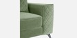 Eden Fabric RHS Sectional Sofa (2 + Lounger) In Jade Green Colour