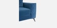 Eden Fabric RHS Sectional Sofa (2 + Lounger) In Sapphire Blue Colour