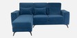 Eden Fabric RHS Sectional Sofa (2 + Lounger) In Sapphire Blue Colour