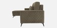Eden Fabric RHS Sectional Sofa (3+ Lounger) In Quartz Brown Colour