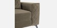 Eden Fabric RHS Sectional Sofa (3+ Lounger) In Quartz Brown Colour