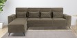 Eden Fabric RHS Sectional Sofa (3+ Lounger) In Quartz Brown Colour
