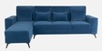 Eden Fabric RHS Sectional Sofa (3+ Lounger) In Sapphire Blue Colour