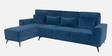 Eden Fabric RHS Sectional Sofa (3+ Lounger) In Sapphire Blue Colour