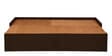 Edo Pull-Out Sofa Cum Bed with Storage & Brown Mattress in Wenge Finish