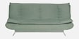 Edo Fabric Convertible Sofa Cum Bed in Green Colour